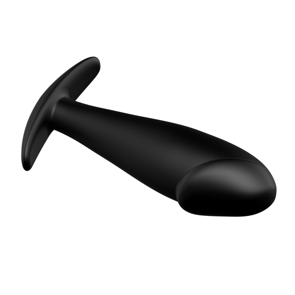 Анальная пробка силиконовая Pretty Love Special Anal Stimulation, черная, 10 х 3 см