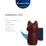 Свеча лисичка низкотемпературная Roomfun Scepter Red с ароматом, темно-красная