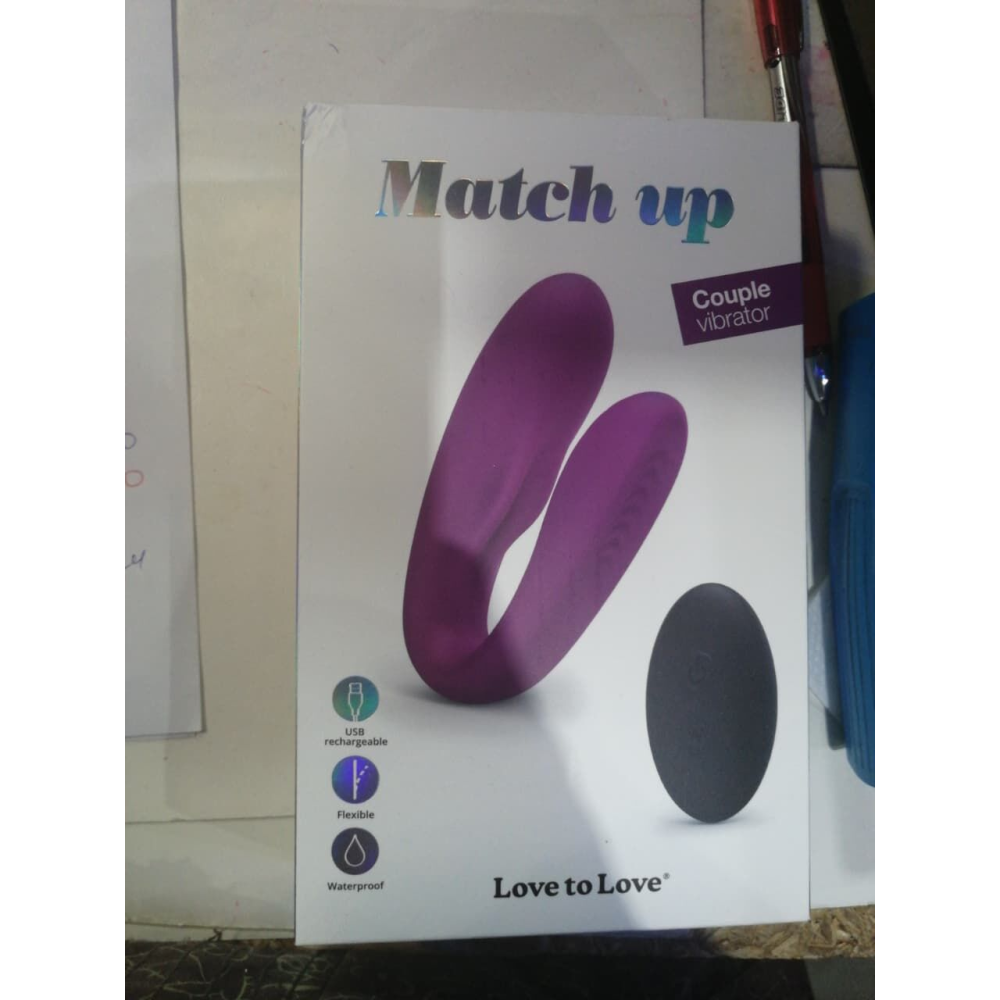 Вибратор для пар с пультом ДУ Love To Love MATCH UP - SWEET ORCHID (мятая упаковка!!!)
