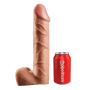 Фаллопротез большой реалистичный Pipedream King Cock страпон полый, 30 см х 5.8 см