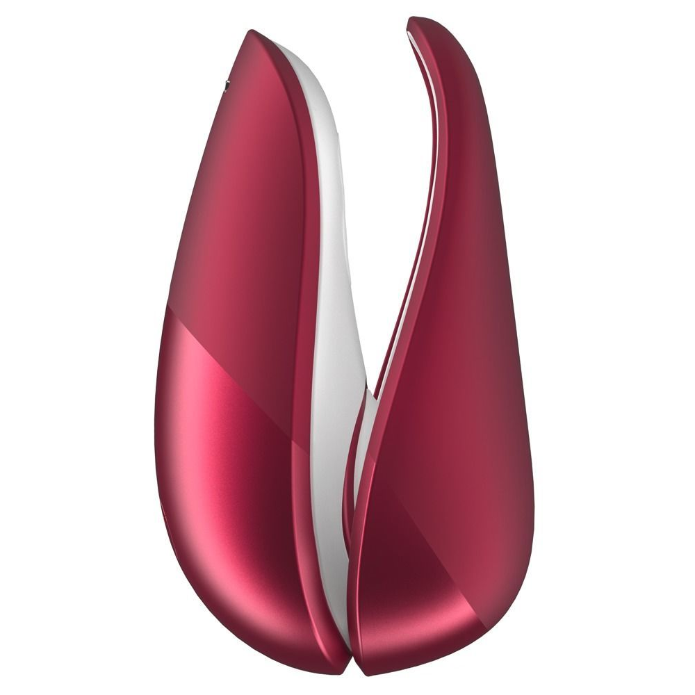 Вакуумный клиторальный стимулятор Womanizer Liberty Red, магнитная крышка, 2 насадки