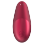 Вакуумный клиторальный стимулятор Womanizer Liberty Red, магнитная крышка, 2 насадки