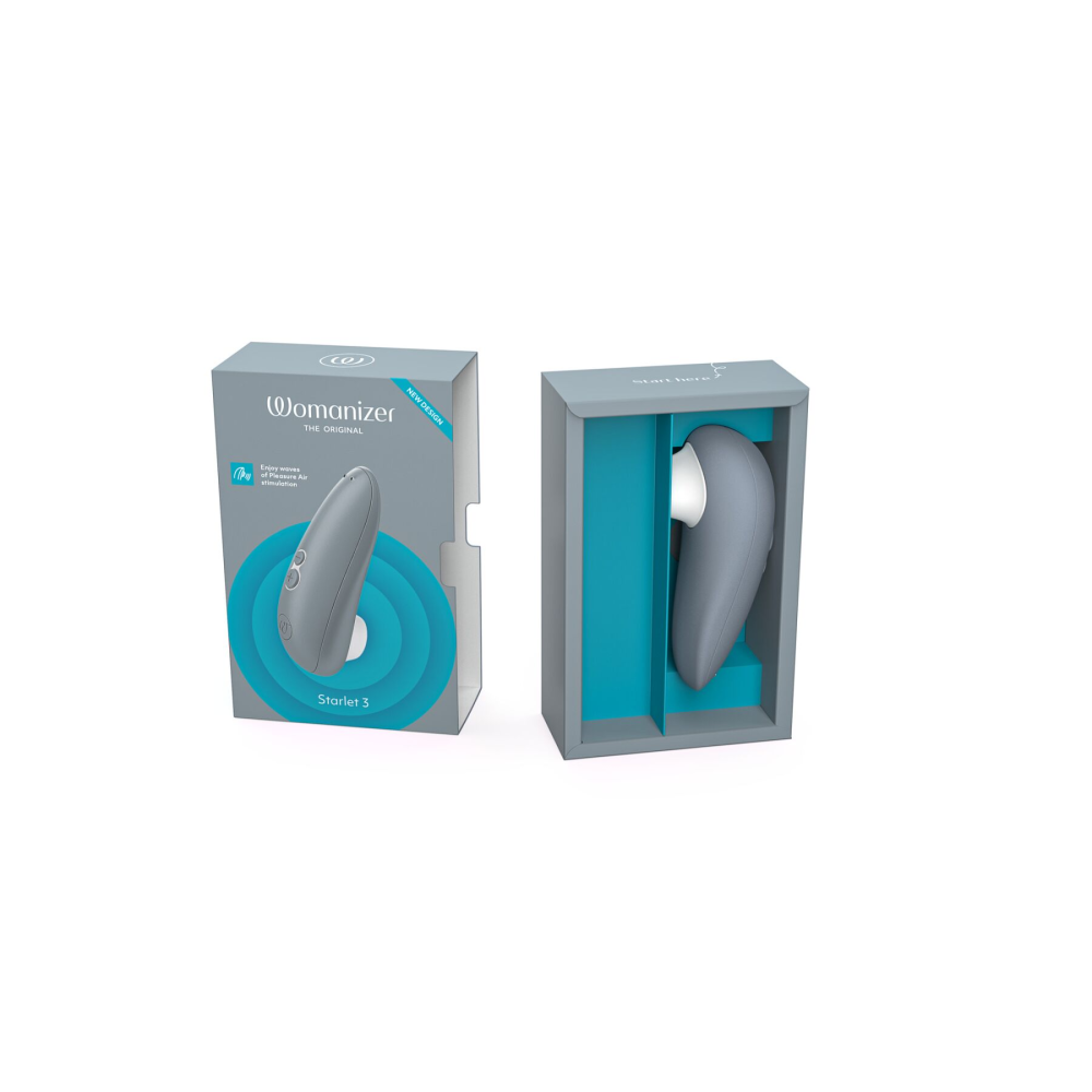 Вакуумный клиторальный стимулятор Womanizer Starlet 3 GREY