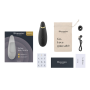 Вакуумный клиторальный стимулятор Womanizer Premium 2 - Black, функции Autopilot и Smart Silence