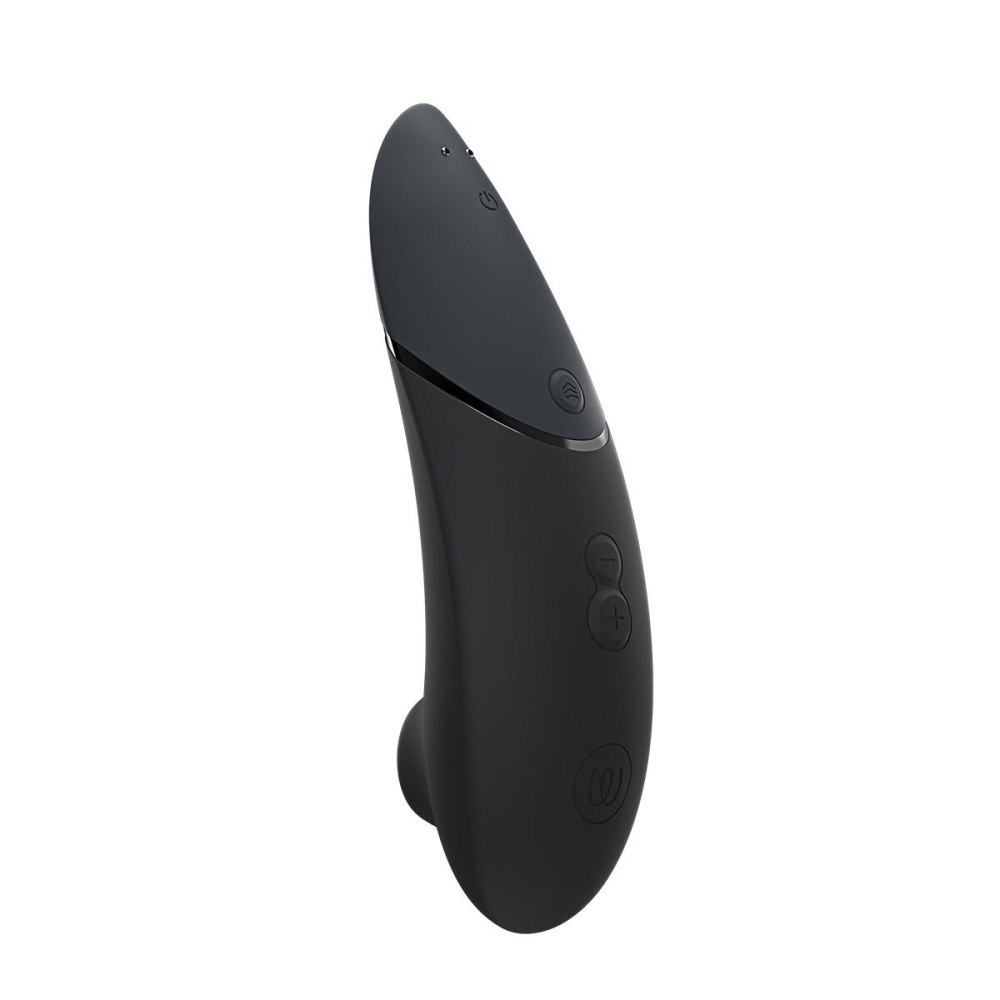 Вакуумный клиторальный стимулятор Womanizer Next Black, 3D Pleasure Air, 14 уровней интенсивности