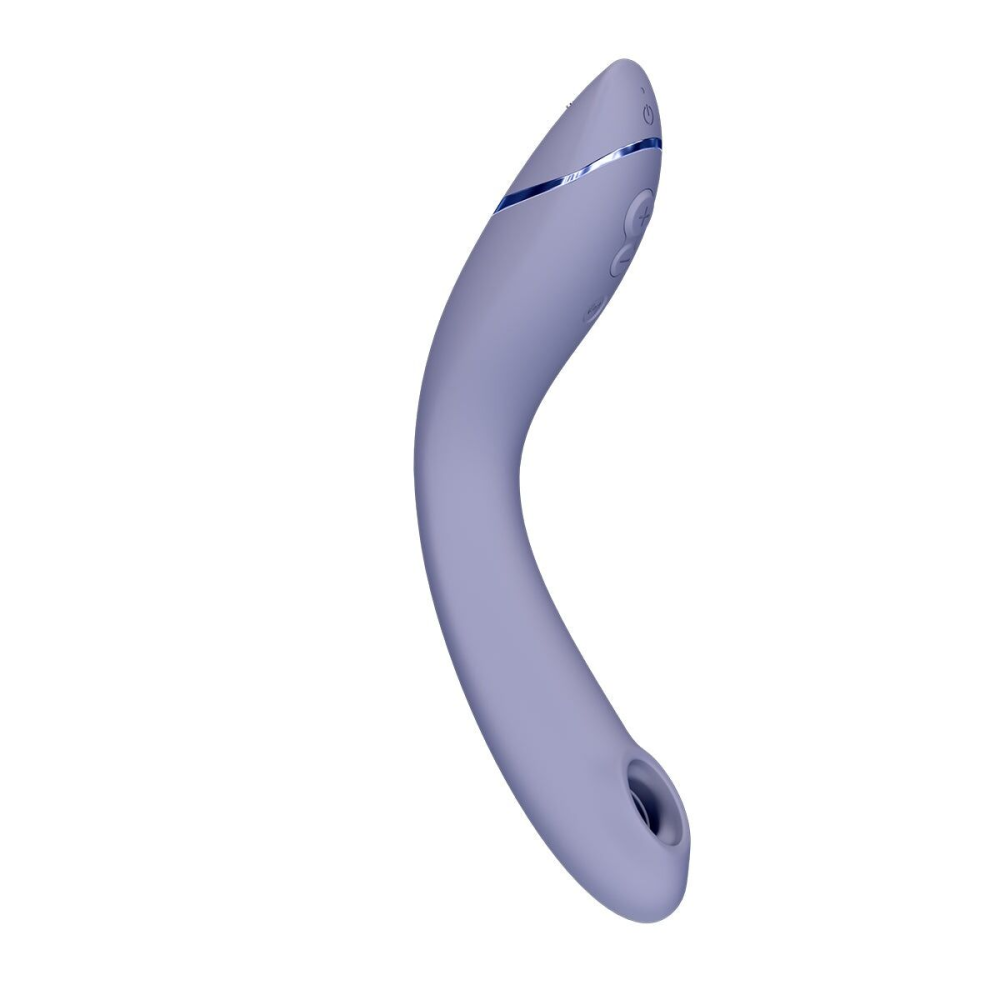 Вакуумный стимулятор для точки G и клитора с вибрацией Womanizer OG Lilac, 12 уровней, 3 режима
