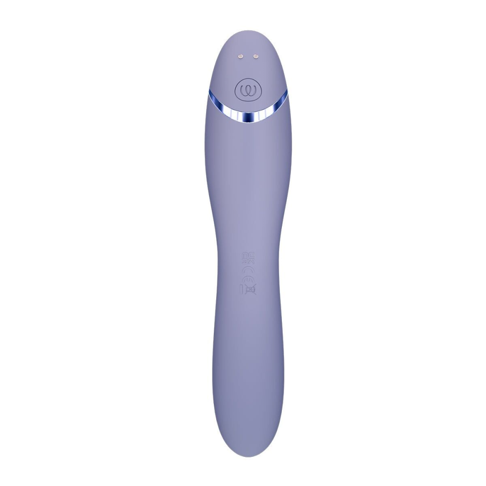 Вакуумный стимулятор для точки G и клитора с вибрацией Womanizer OG Lilac, 12 уровней, 3 режима