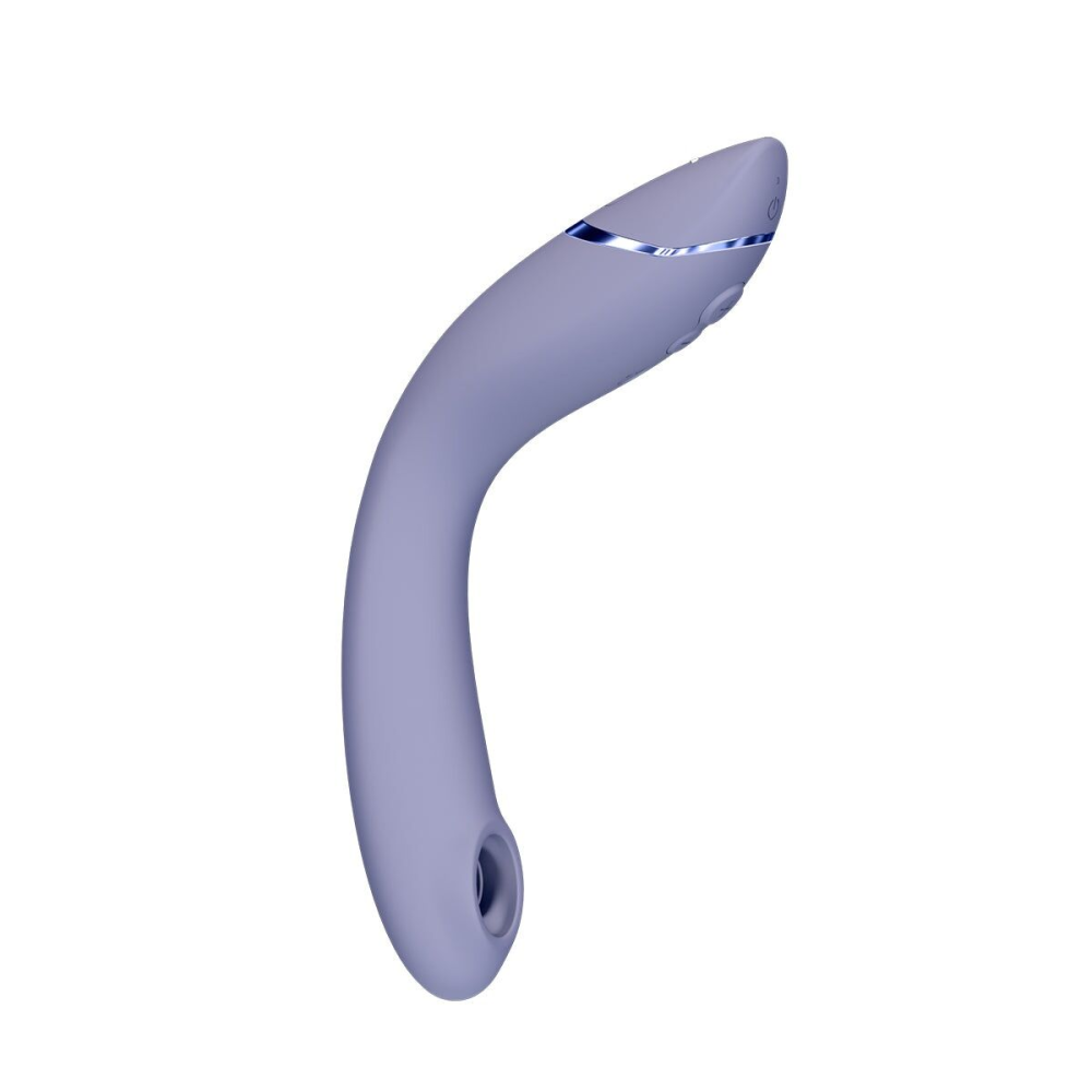 Вакуумный стимулятор для точки G и клитора с вибрацией Womanizer OG Lilac, 12 уровней, 3 режима