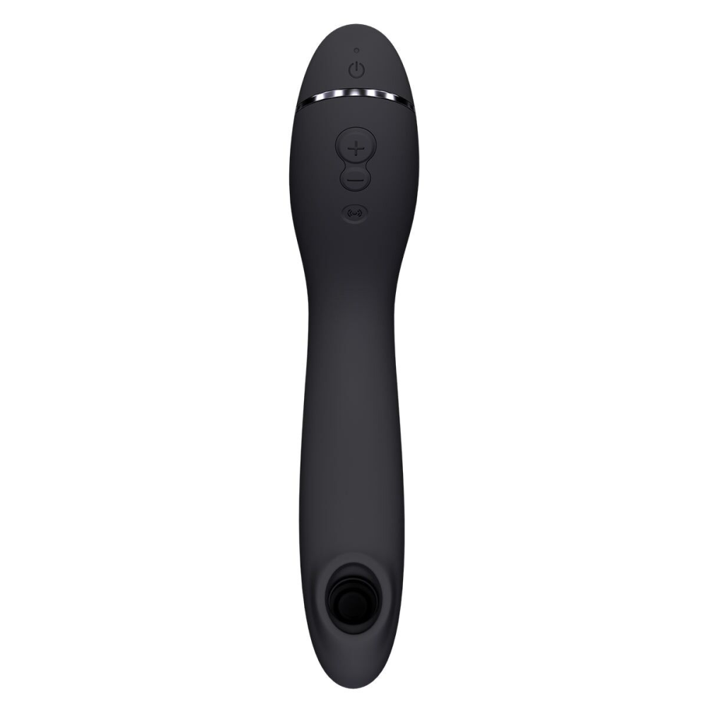 Вакуумный стимулятор для точки G и клитора с вибрацией Womanizer OG Dark Grey, 12 уровней, 3 режима