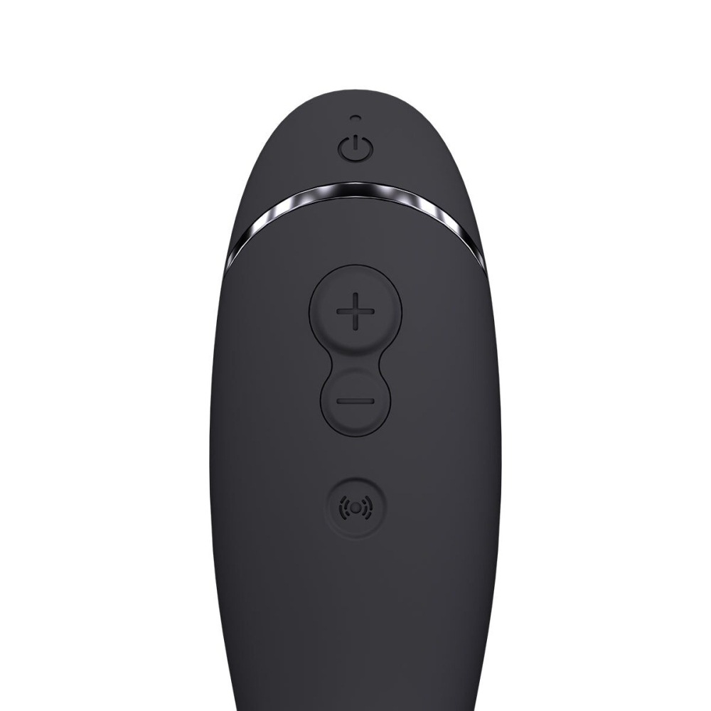 Вакуумный стимулятор для точки G и клитора с вибрацией Womanizer OG Dark Grey, 12 уровней, 3 режима