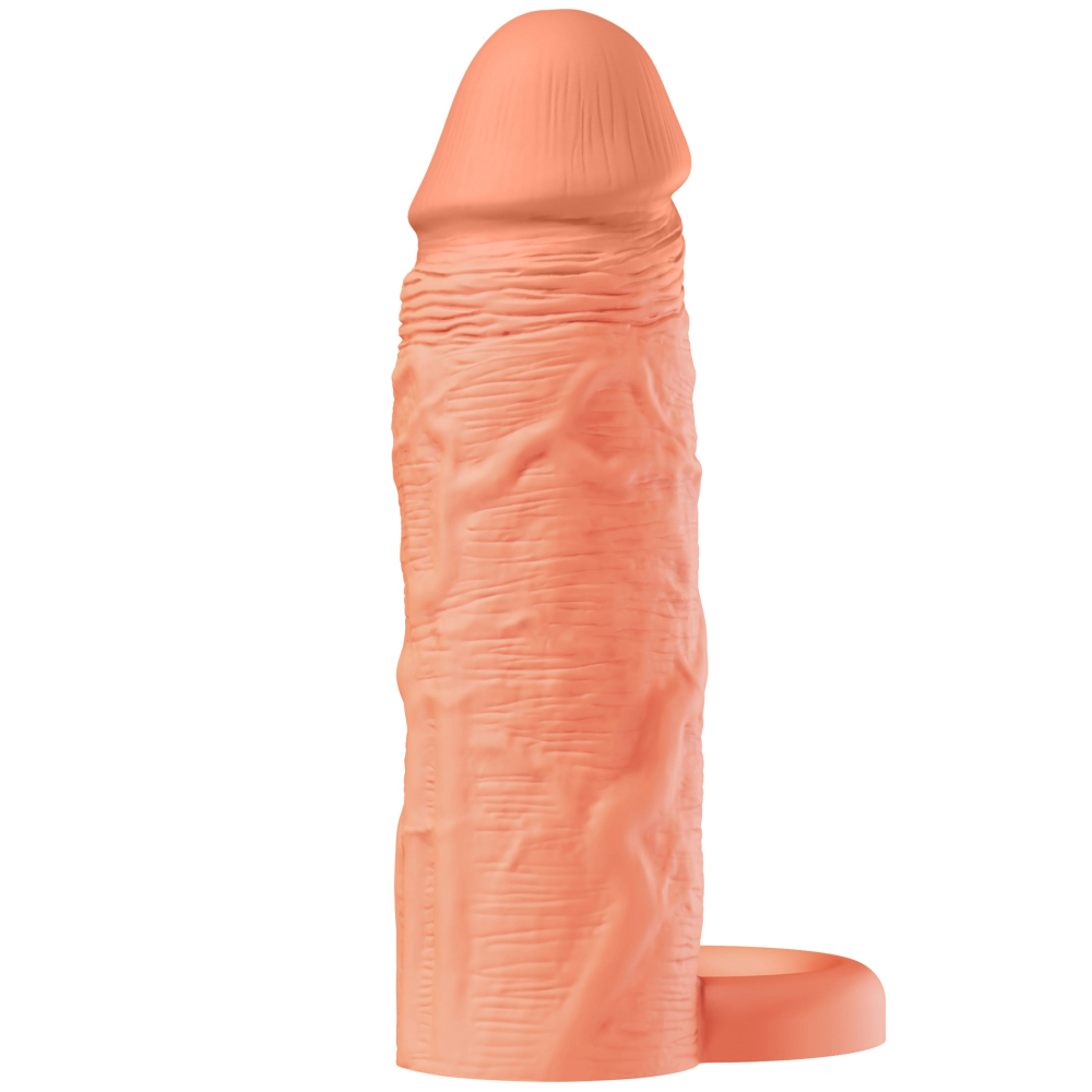 Насадка на пенис с эрекционным кольцом Hidden Desire INFERNO, 15 × 4,5 см