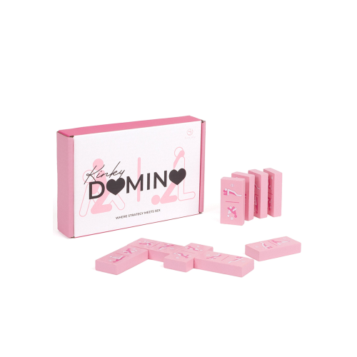 Игра для пар Secret Play Kinky Domino, 28 домино, розовая