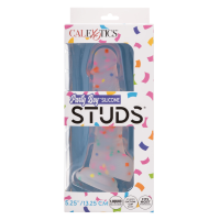 Фаллоимитатор из жидкого силикона CalExotics Studs Dildo, разноцветный, 17,7 × 3,8 см