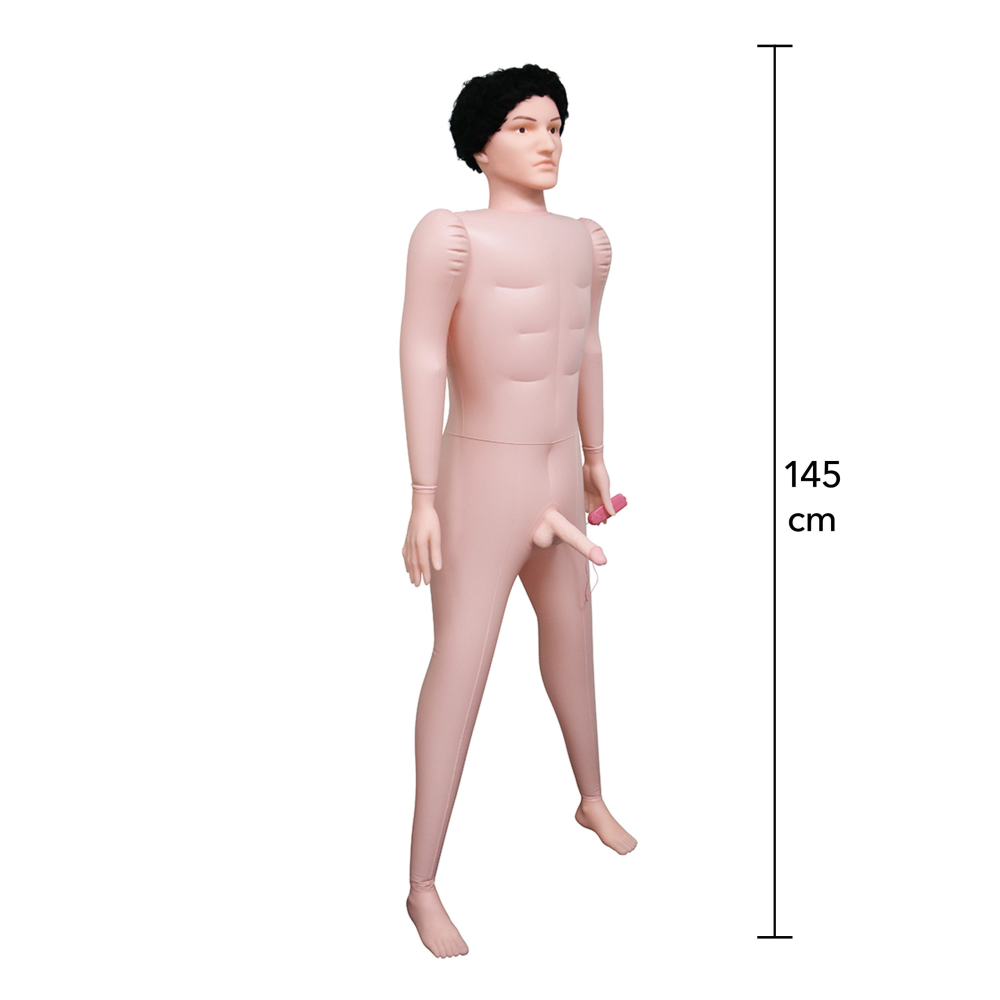 Секс-кукла Hidden Desire Fuck Dolls с фалоимитатором и анусом, с пультом, бежевая, 145 см