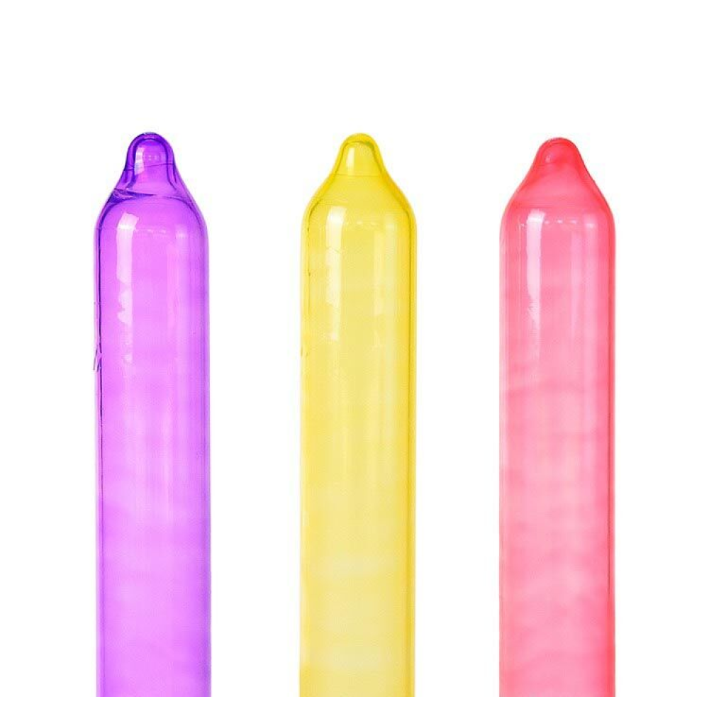 Презервативы Holographic Recare Color Fruit Flavour Condoms 3 шт, ароматы: мята, банан, клубника