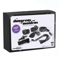 Комплект для БДСМ CRUSHIOUS Dungeons & Maidens чёрный, 8 предметов