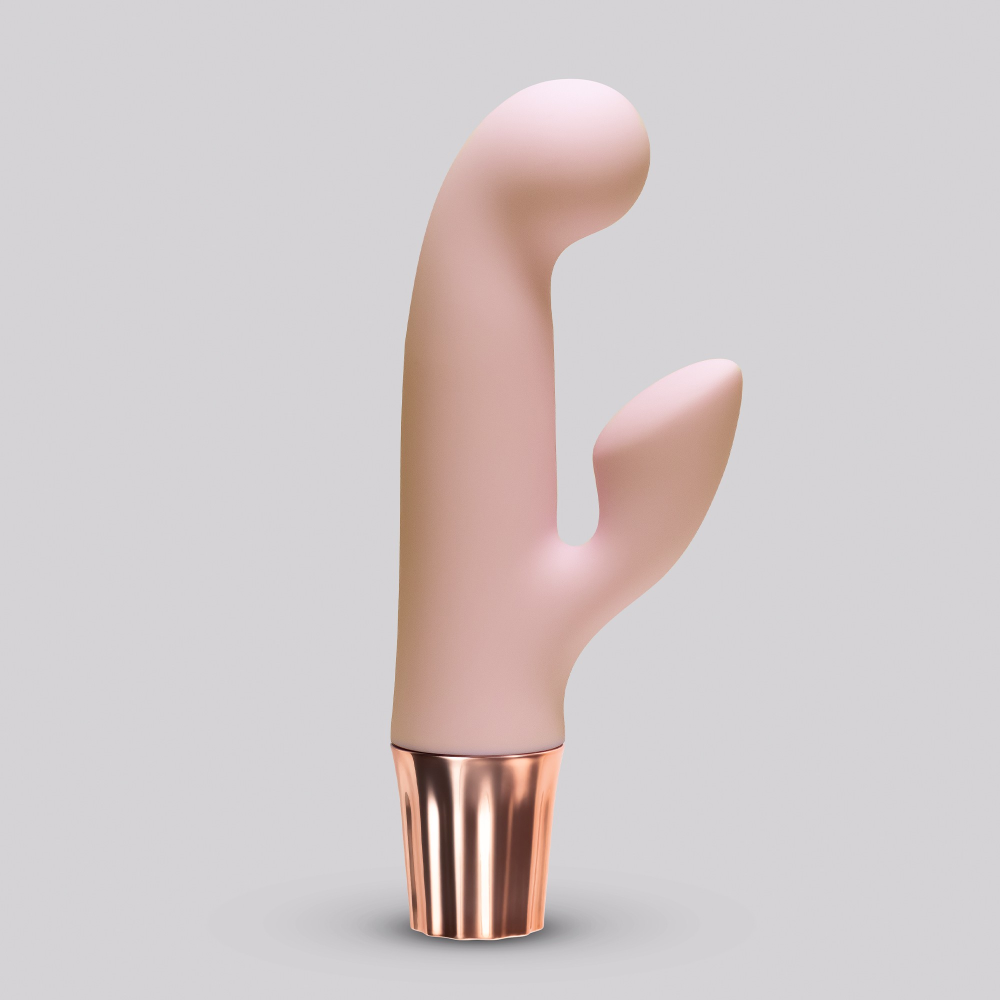 Вибратор-кролик CRUSHIOUS Mellow Cony, розовый, 13,5 х 2,5 см