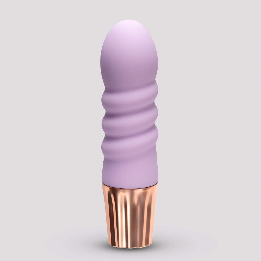 Мини-вибратор CRUSHIOUS Mellow Bubbles, лавандовый, 11 х 2,8 см