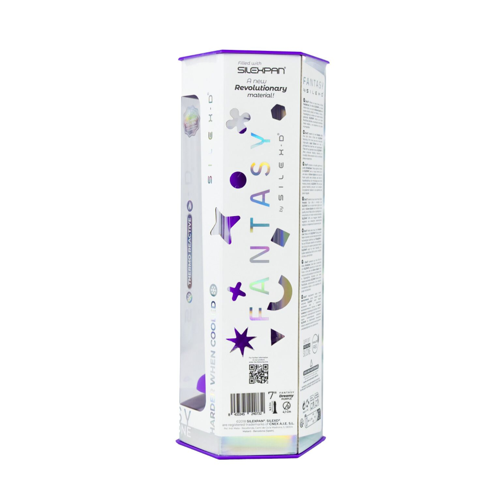Фаллоимитатор SilexD Fantasy Liquid Silicone Dreamy 7in Purple
