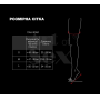 Лакированные чулки со шнуровкой  Art of Sex - Mistress, красные, размер S