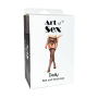 Комплект пояс и чулки Art of Sex - Deily, цвет черный, размер M
