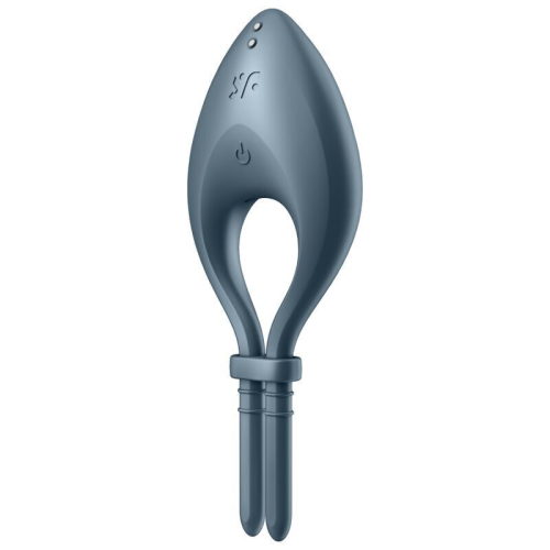 Эрекционное смарт виброкольцо лассо Satisfyer Bullseye Dark Blue (повреждена упаковка!!!)