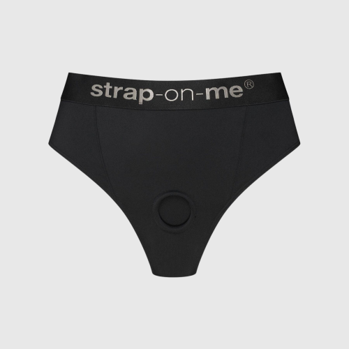 Трусики с фиксацией дилдо Strap-On-Me Harness Lingerie Idole - M - Black