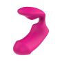Вагинально-клиторальный вибратор Dream Toys Essentials с пультом, розовый, 9 × 3 см