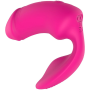 Вагинально-клиторальный вибратор Dream Toys Essentials с пультом, розовый, 9 × 3 см