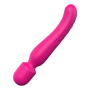 Вибратор-микрофон с подогревом Dream Toys Essentials Heating Bodywand, розовый, 23 × 3,6 см