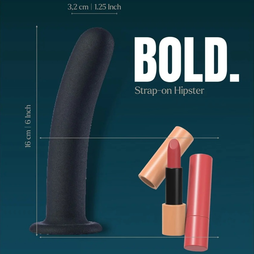 Страпон на кружевных трусиках Dream Toys Bold Phoenix, S, черный, 15,5 × 3 см
