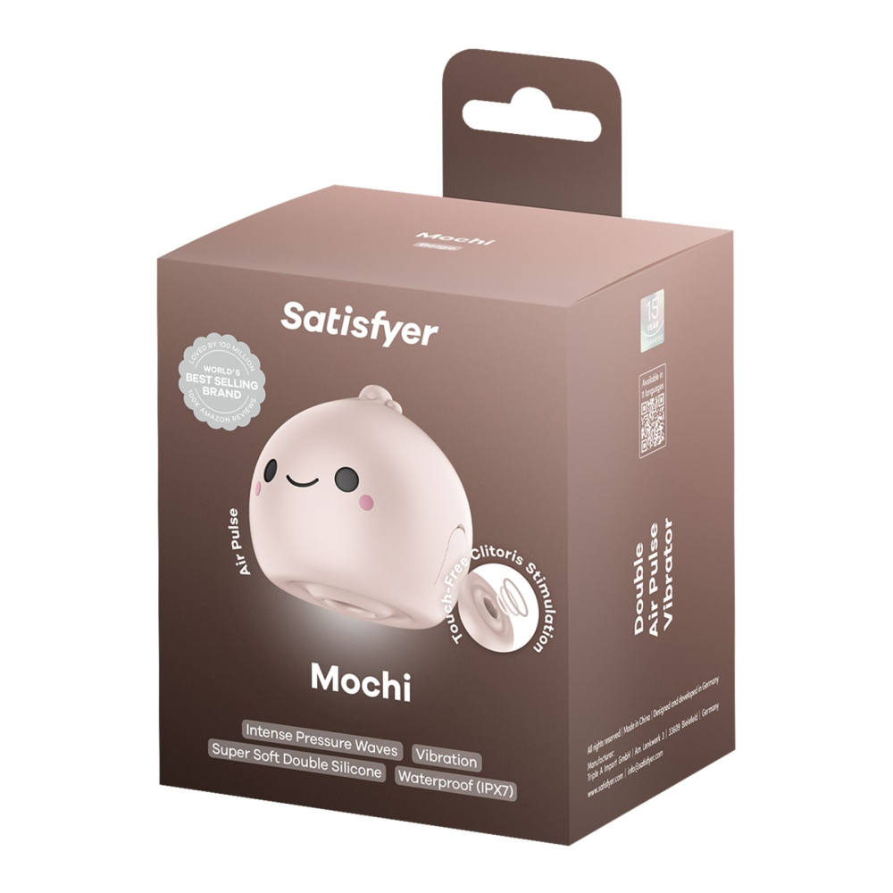 Вакуумный клиторальный стимулятор Satisfyer Mochi Beige