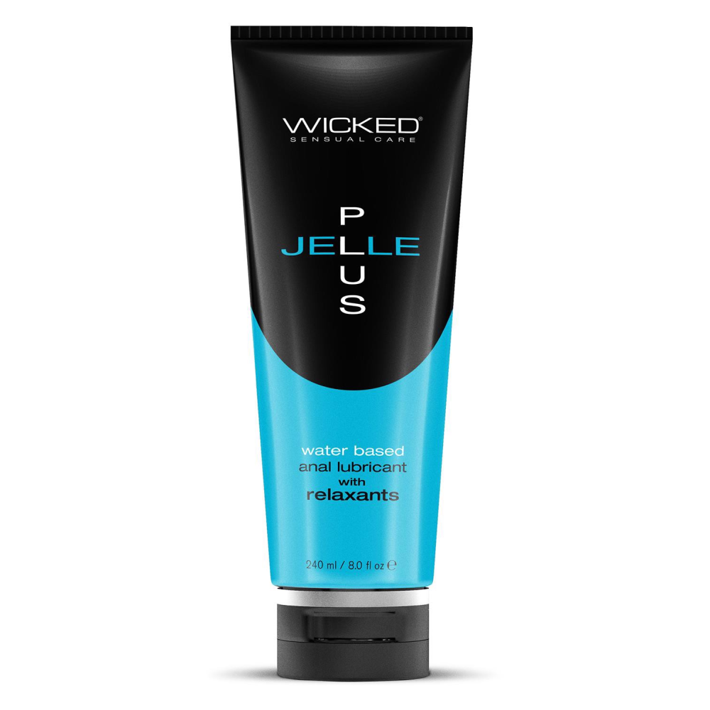 Анальная смазка расслабляющая WICKED JELLY PLUS для анального секса, 240 мл