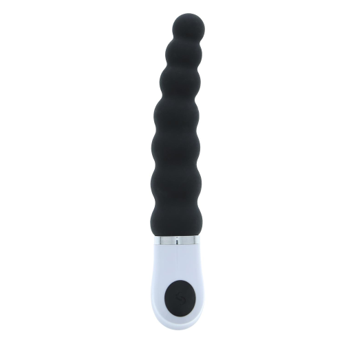 Анальная виброёлка Dream Toys Essentials P-Spot Caterpillar, черная, 15 × 2,5 см
