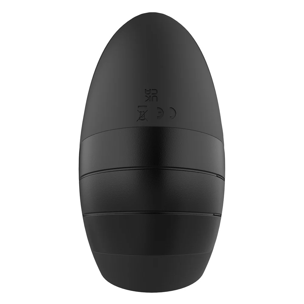 Мастурбатор с вибрацией Dream Toys Essentials, открытый, нереалистичный, черный, 13 см