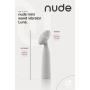 Точечный вибратор в форме мини-микрофона NUDE LUNA, серый, 16,2 см