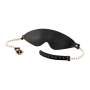Маска BDSM Boudoir Pearl Blindfold Guilty Pleasure, черно-золотая