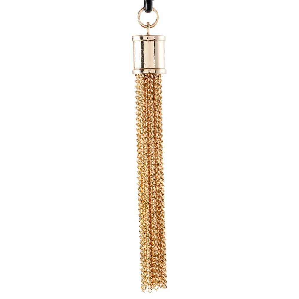 Зажимы для сосков Guilty Pleasure Tassel Tease Clamps, черно-золотые