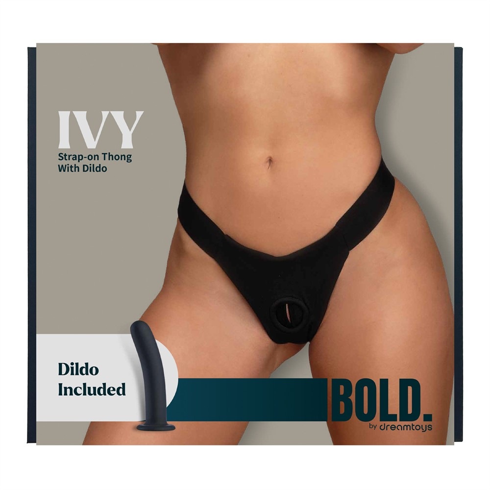Страпон на трусиках Dream Toys Bold, черный, 12,7 см