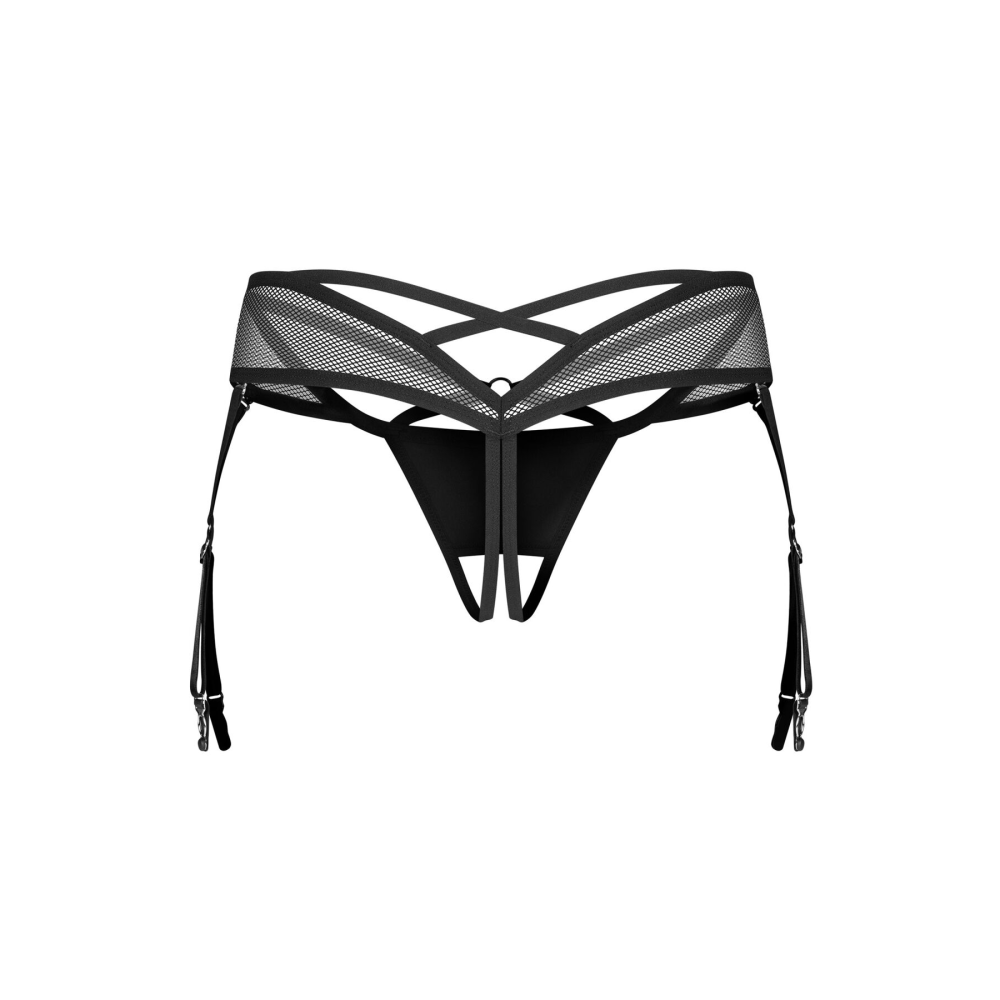 Трусики Obsessive Dominna crotchless thong 2XL/3XL