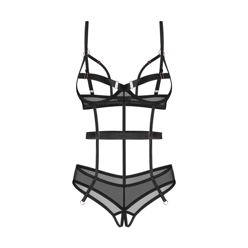 Боди Obsessive Euridia crotchless teddy XL/2XL