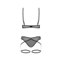 Комплект Obsessive Euridia 2-pcs set XS/S
