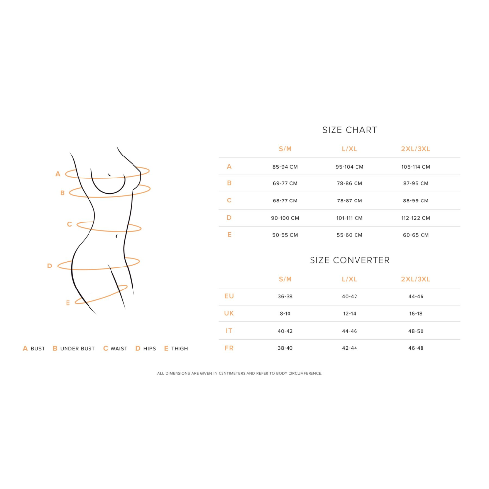 Комплект Obsessive Euridia 3-pcs set XS/S