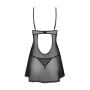 Сорочка Obsessive Euridia chemise & tanga XS/S