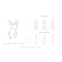 Комплект Obsessive Roccele 2-pcs crotchless set L/XL