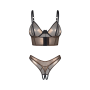 Комплект Obsessive Soranna top & crotchless thong S/M