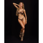 Комплект Obsessive Soranna top & crotchless thong S/M