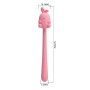 Минивибратор на палочке Pretty Love Cute Bunny гибкий, розовый, 14.2 х 1.8 см