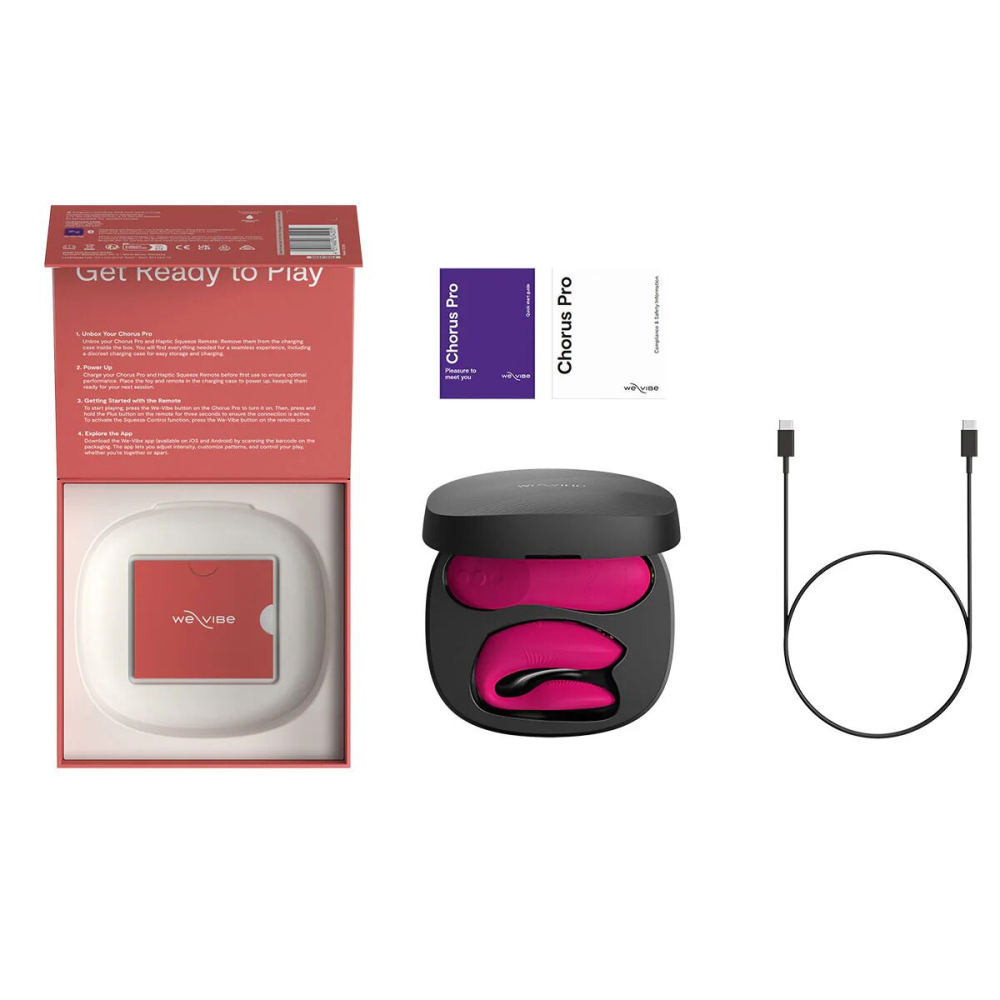 Смарт-вибратор для пар We-Vibe Chorus Pro Electric Pink