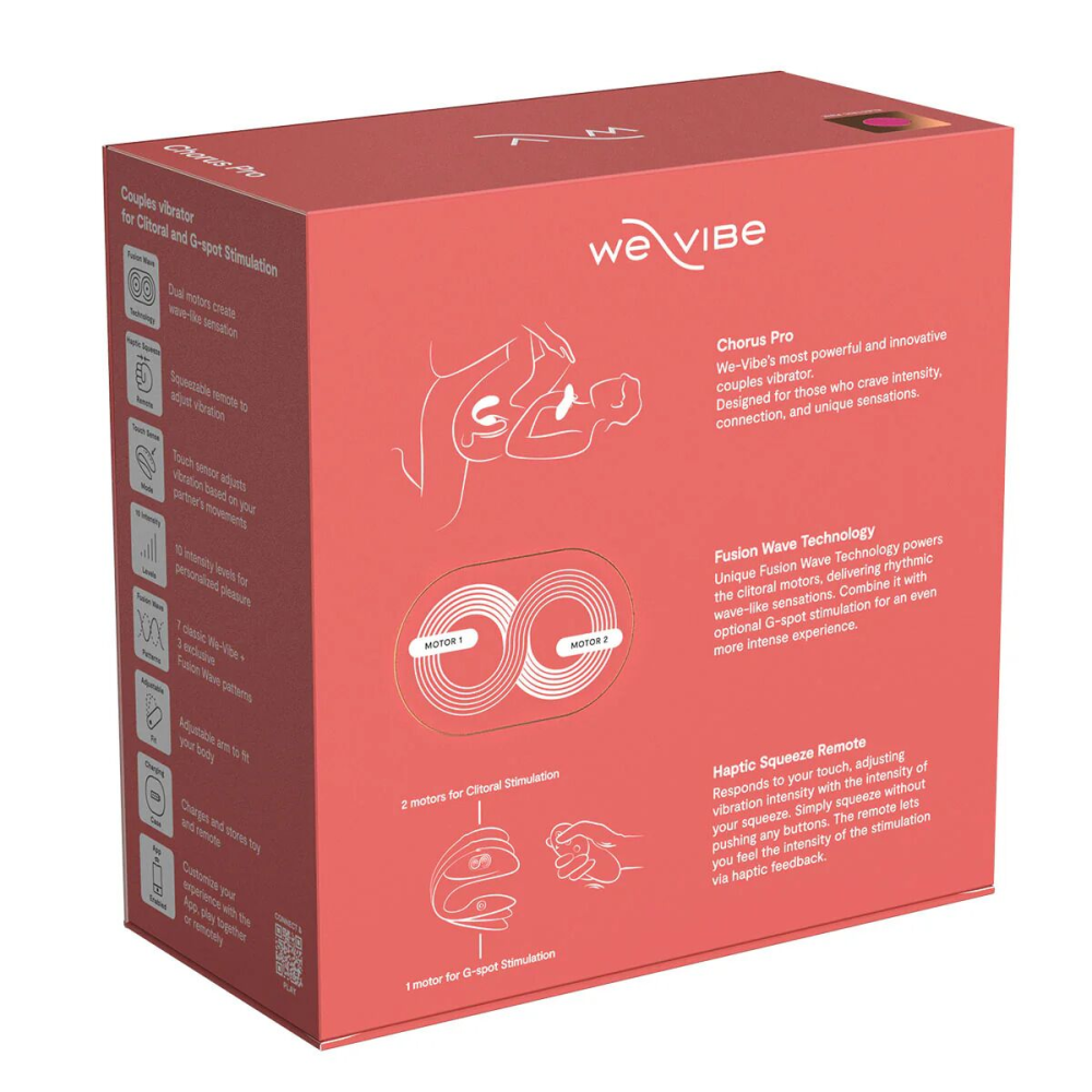 Смарт-вибратор для пар We-Vibe Chorus Pro Electric Pink